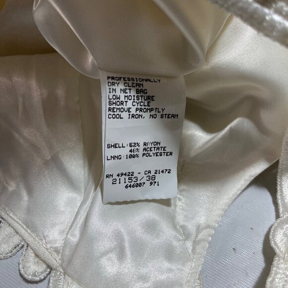 Jessica McClintock Bridal Maxi Wedding Dress with Train Vintage Ladies Size SM - Picture 15 of 15